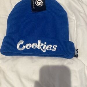Cookies blue beanie NWT